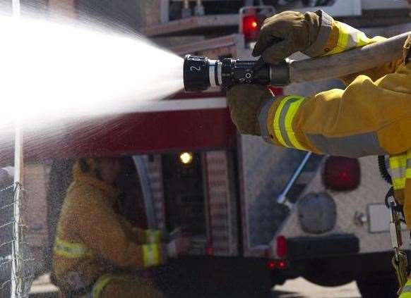 Firefighters were called to the crop fire in Leysdown Road, Eastchurch, Sheppey