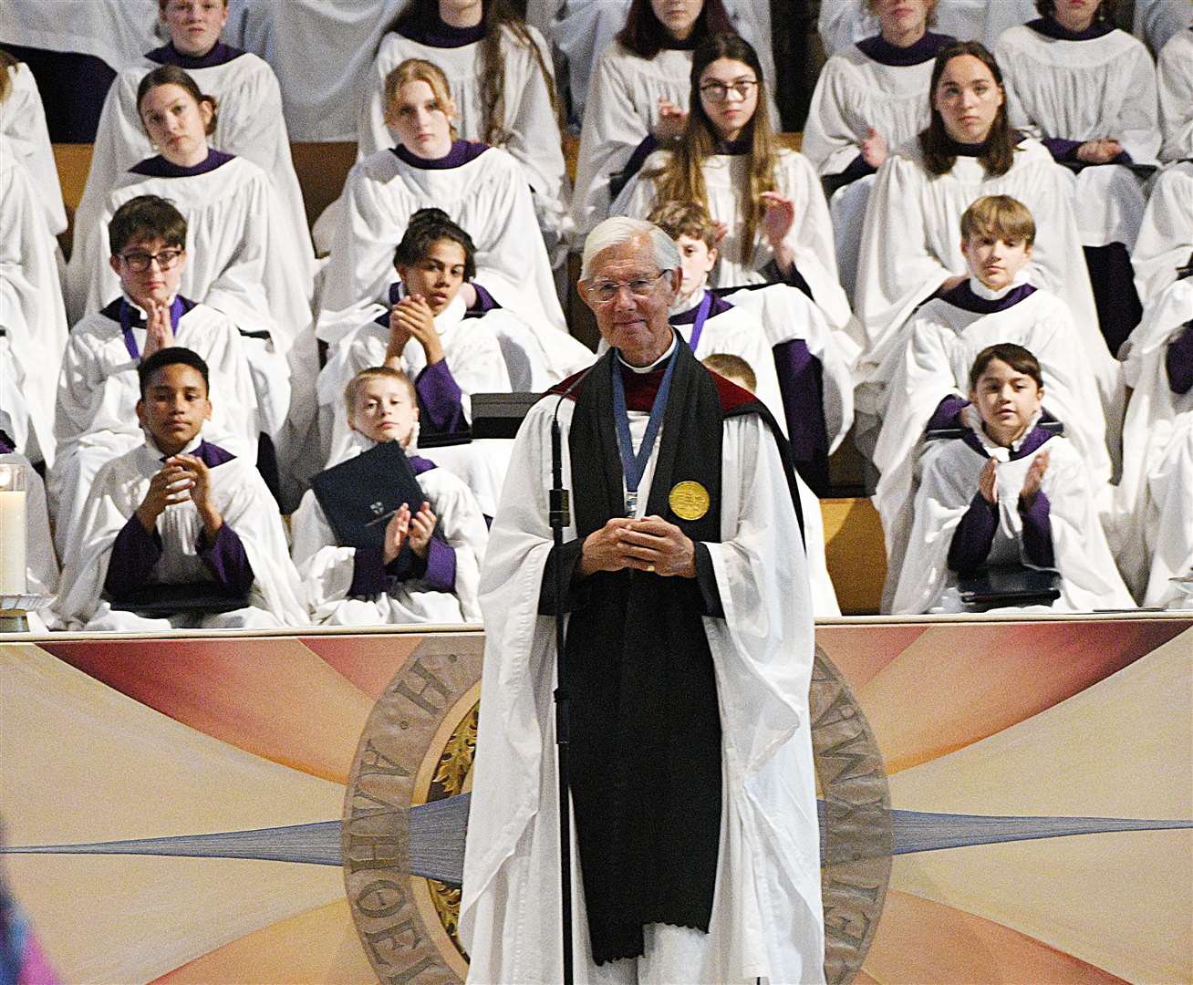 Dr Robert Willis held his last service as the Dean of Canterbury on May 15, 2022. Picture: Barry Goodwin