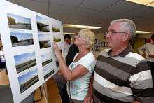 Ann and John Stanger at the exhibition