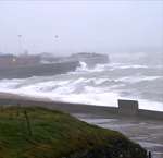 Rough seas at Dover on Monday. Picture: Graham Tutthill