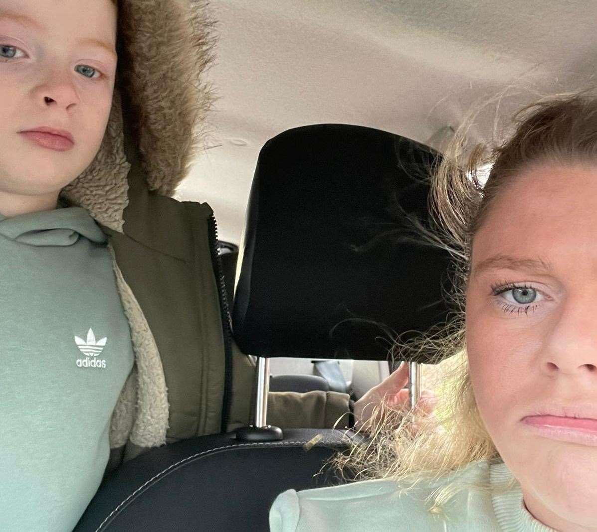 Elle Crawford, 26, and her son Archie, 5, from Orpington were left stranded on the M25 while on their way to Strood. Picture: Elle Crawford (61605939)
