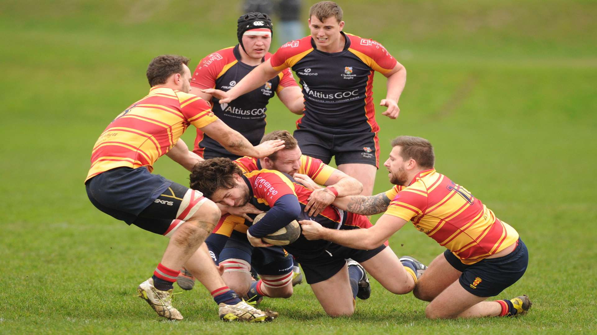 Medway in action against Chobham earlier this season Picture: Steve Crispe