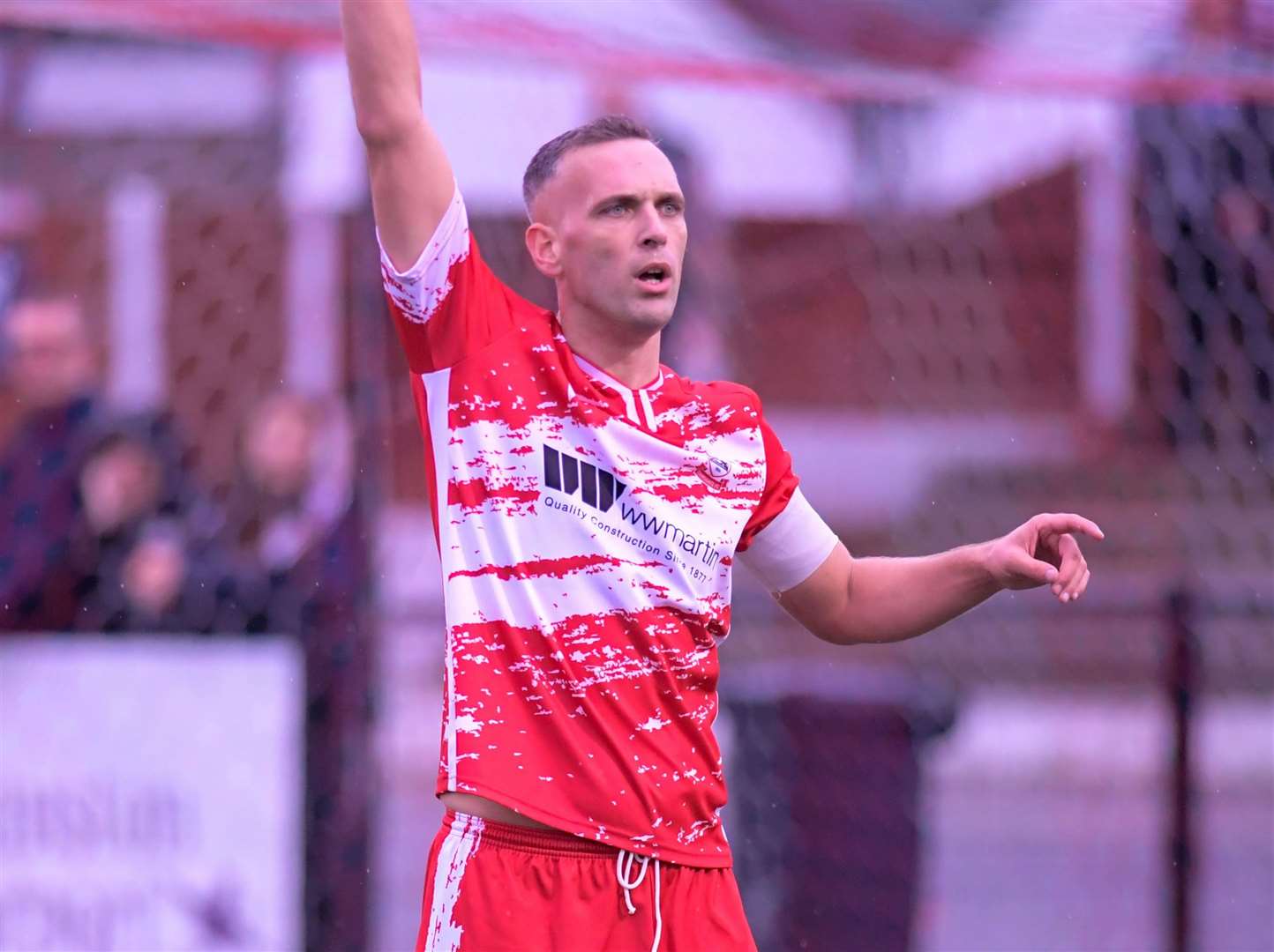 Ramsgate striker Joe Taylor scored a hat-trick against Sevenoaks. Picture: Stuart Watson