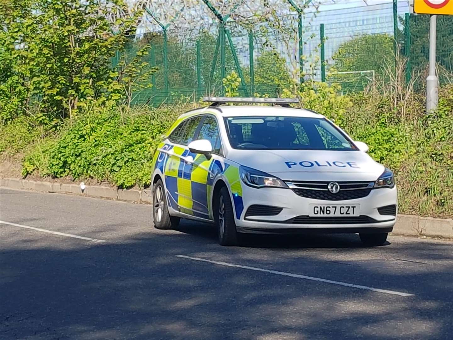 Police at the scene on Littlebourne Road