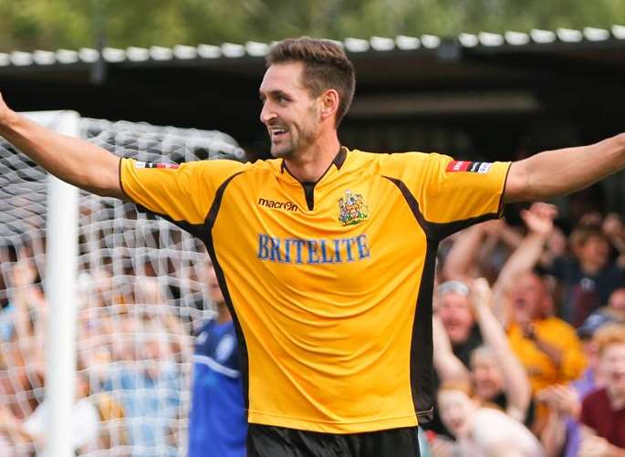 Maidstone striker Jay May Picture: Matthew Walker