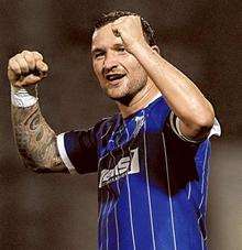 Danny Kedwell celebrates the win