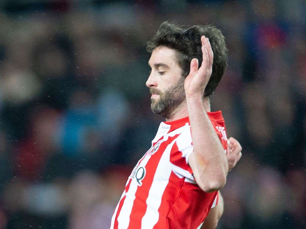 Will Grigg moved from Sunderland to MK Dons earlier this year on loan