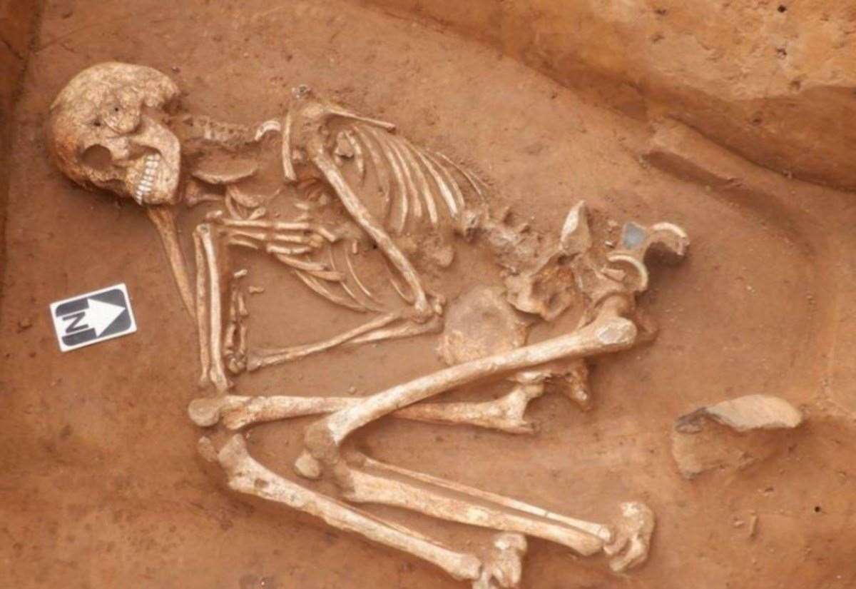 Ancient skeleton found at site of Cottington Road development, Ramsgate