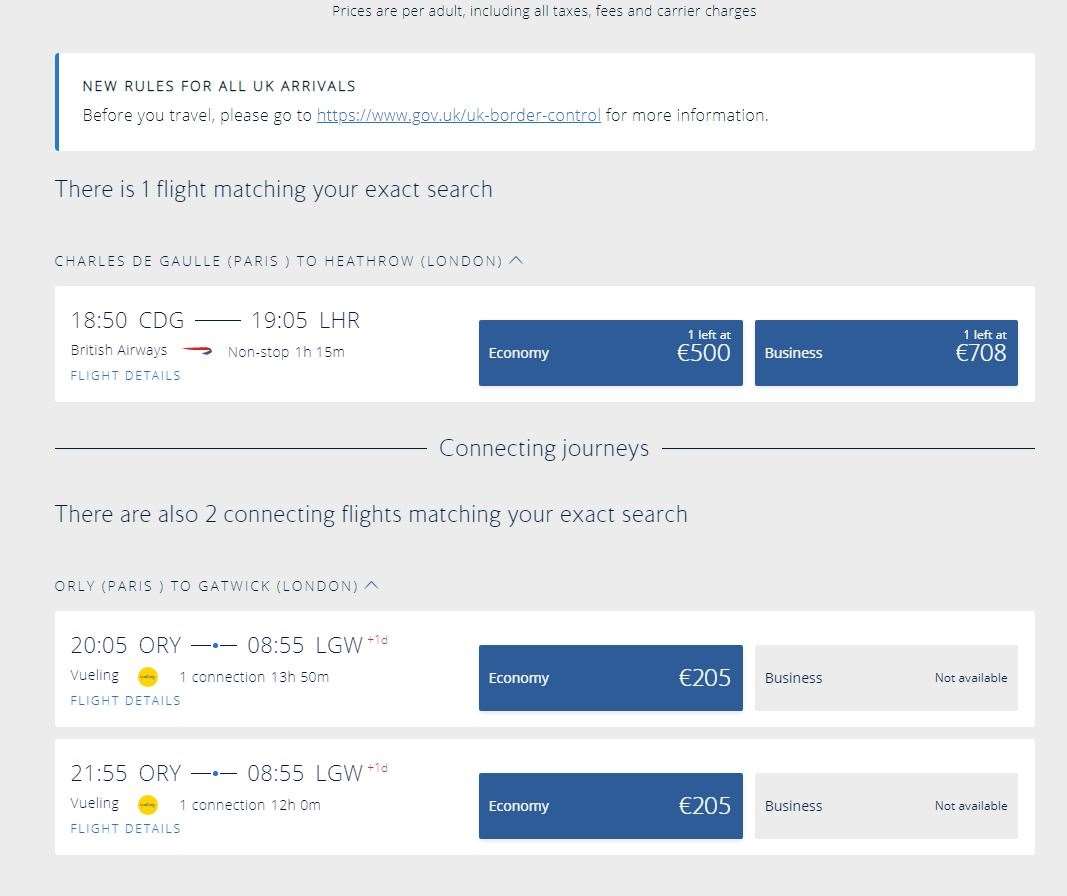 People wishing to fly home can choose between paying through the nose, or taking a 13-hour journey (40475140)