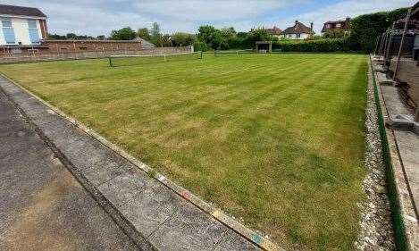 The existing grass courts at St John's Lawn Tennis Club