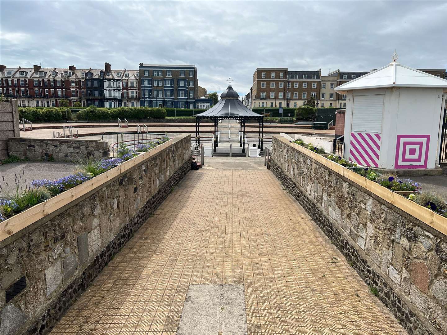 The bandstand at the Oval in Cliftonville