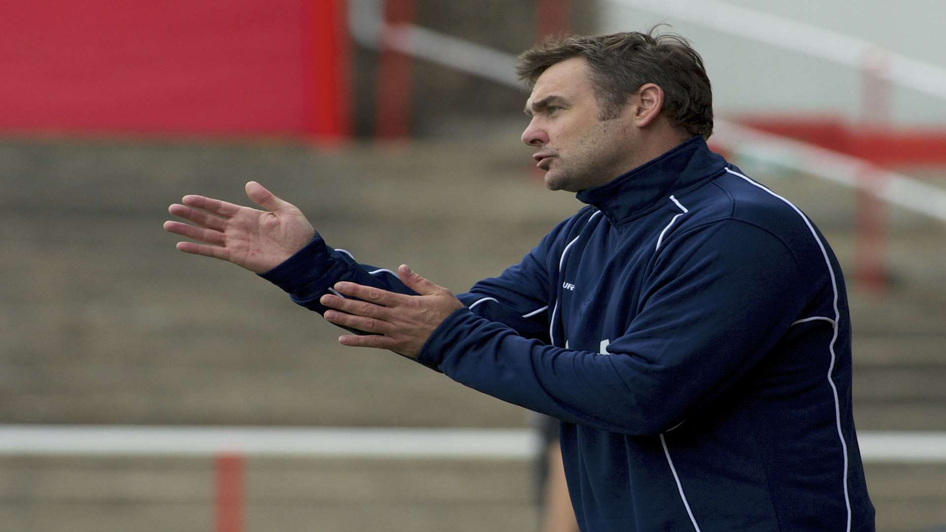 Ebbsfleet United manager Steve Brown Picture: Andy Payton