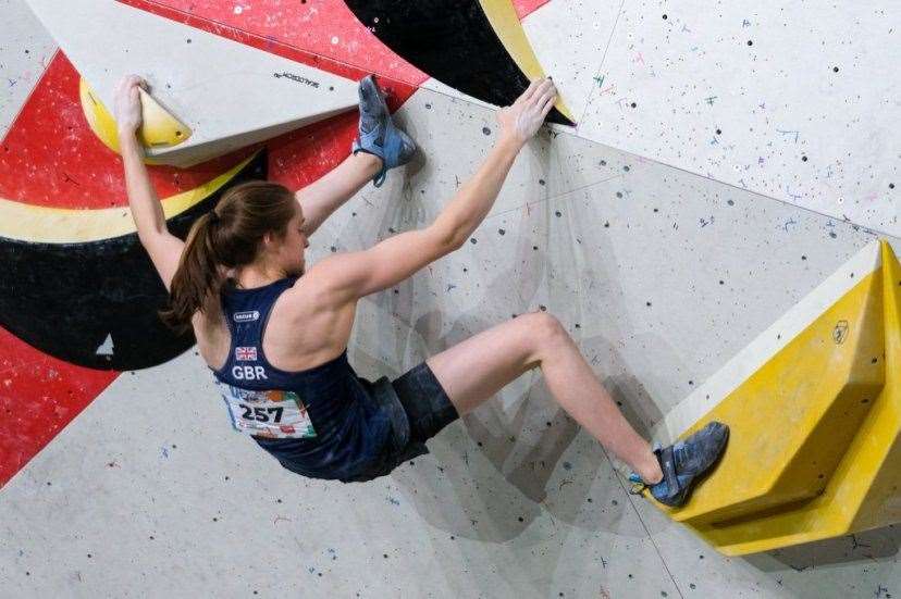 Erin McNeice has been chosen as a member of the GB team for competition climbing