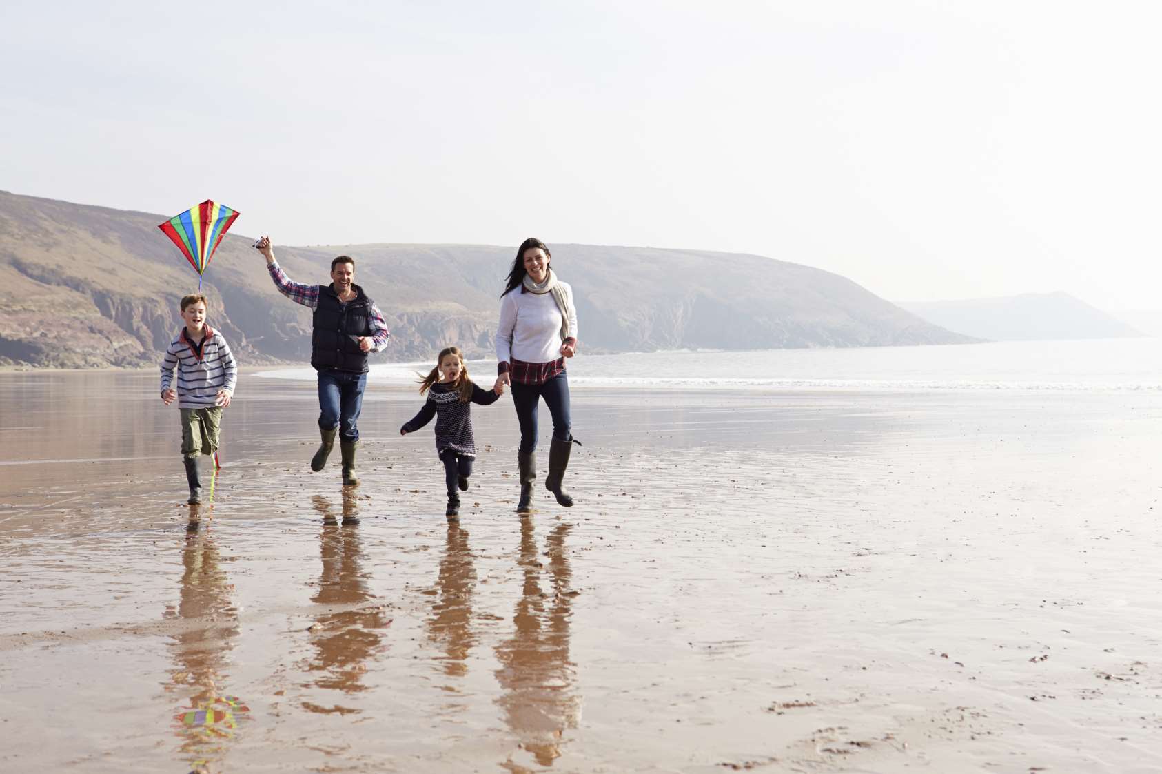 A day on the beach is fun for all the family