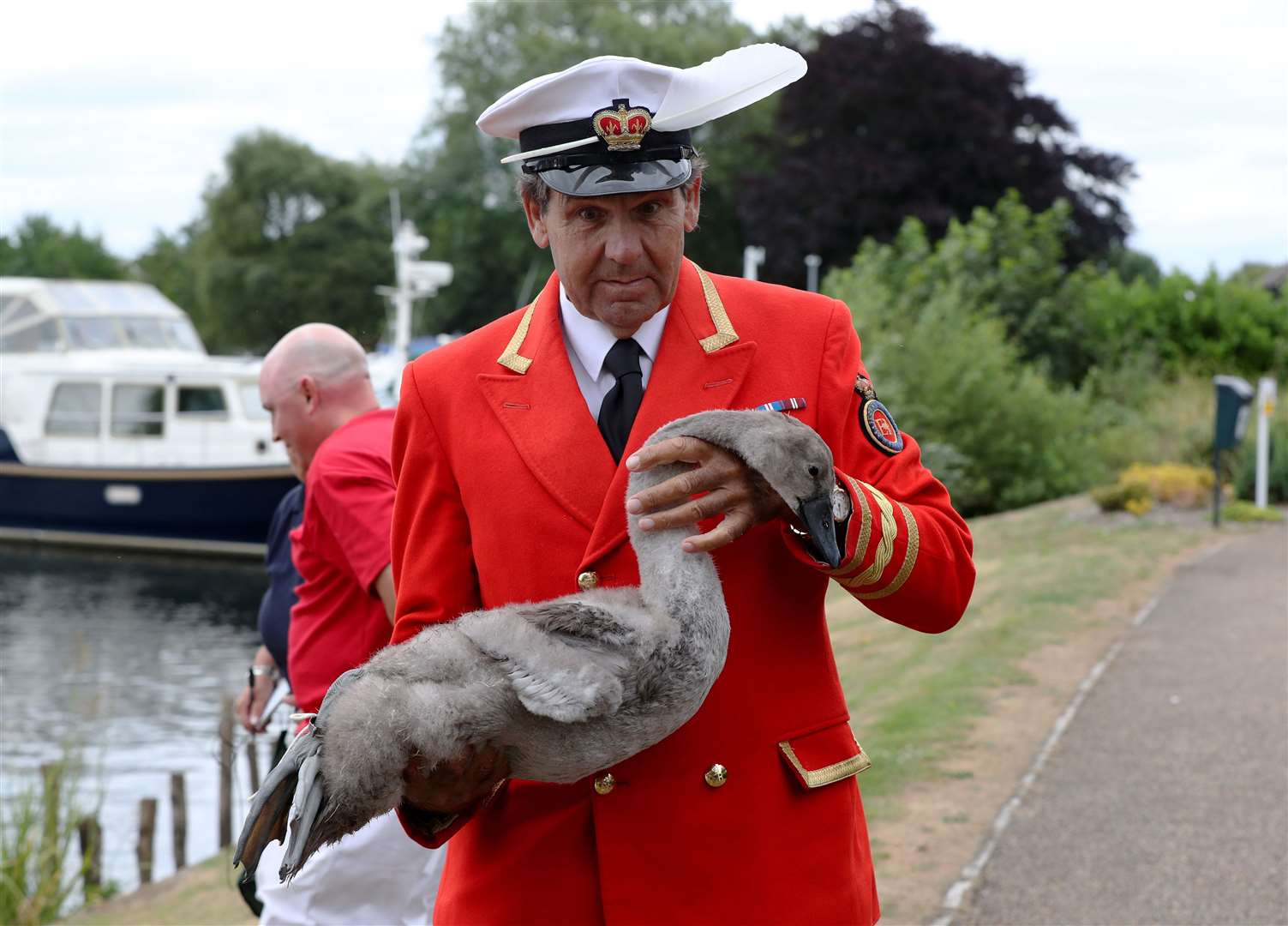 The Queen’s Swan Marker David Barber (Jonathan Brady/PA)