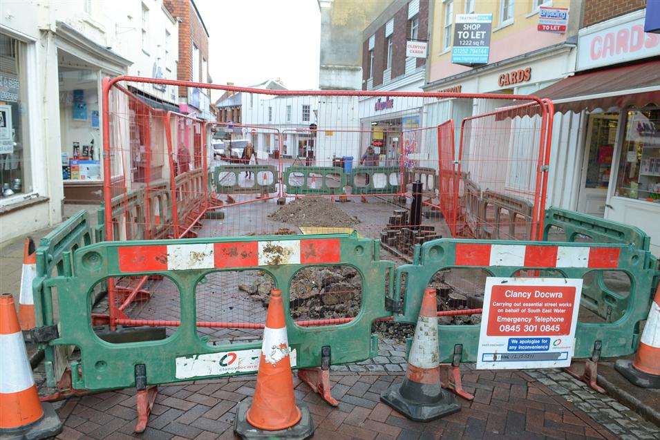 Market Street is cordoned off until further notice