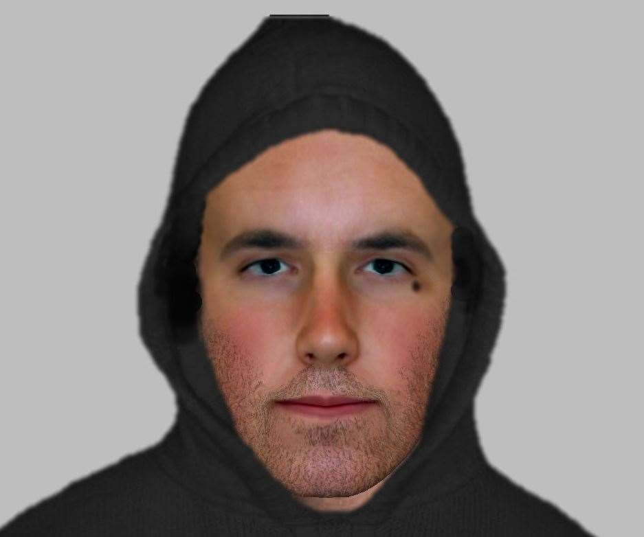 An e-fit released after a woman was robbed and punched in Stanley Avenue, Queenborough. Picture: Kent Police