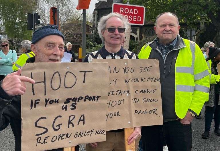 Swanscombe and Greenhithe residents protest one year on from Galley ...