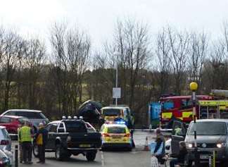 Crash at Tesco. Pic: Kent999s