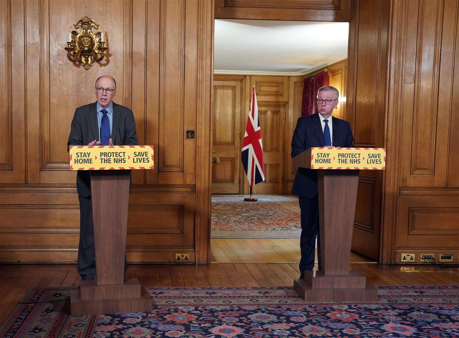 On March 15, Downing Street began a daily Covid-19 press conference (Pippa Fowles/10 Downing Street/PA)