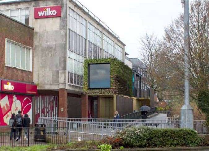 The approved centre is set to host a "green living wall" on one level. Picture: Clague Architects