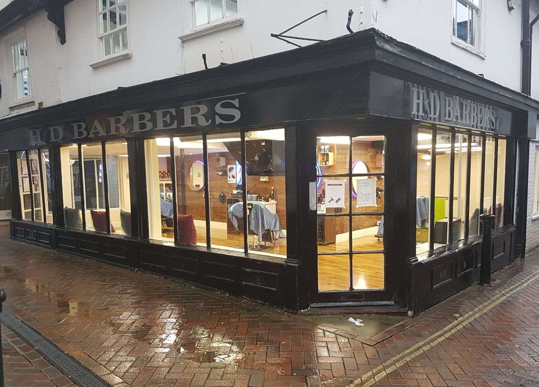 The newly opened HD Barbers is the town's 25th hairdresser