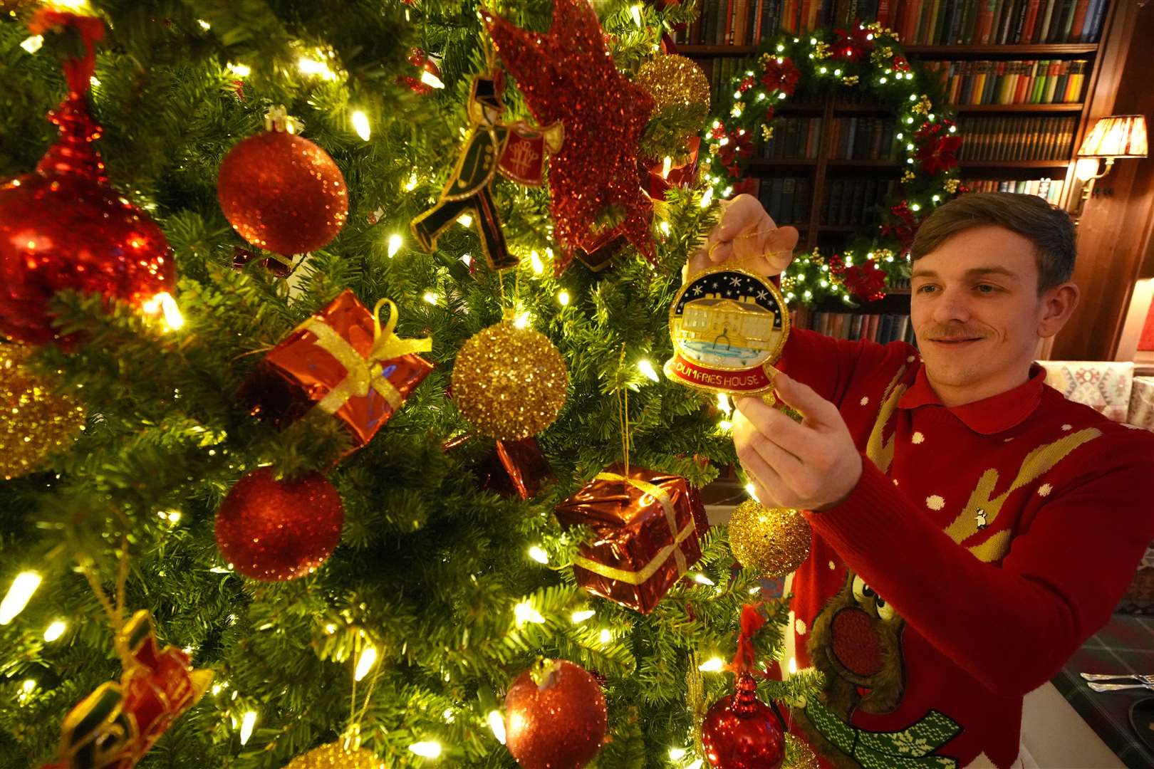 Hundreds of people will attend festive events inside Dumfries House this winter (Andrew Milligan/PA)