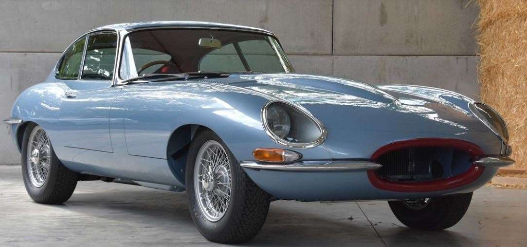 'Barn find' vintage EType Jaguar restored to former glory by Kent