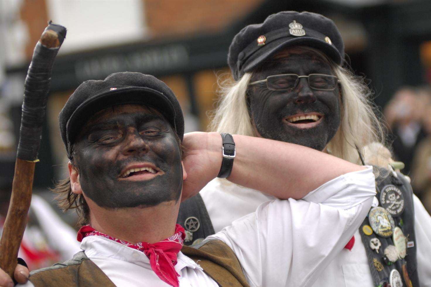 Morris dancers at Tenterden Folk Festival