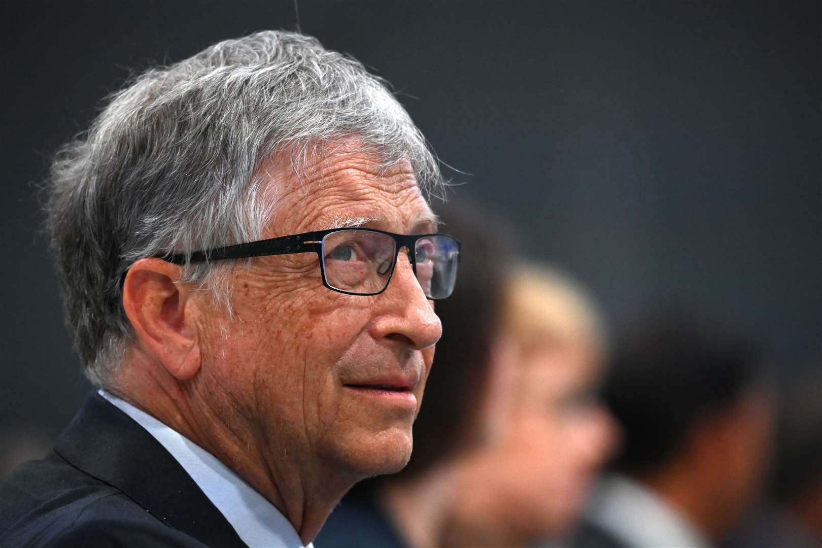 Former Microsoft chief Bill Gates observes a session on clean energy technology development (Jeff J Mitchell/PA)