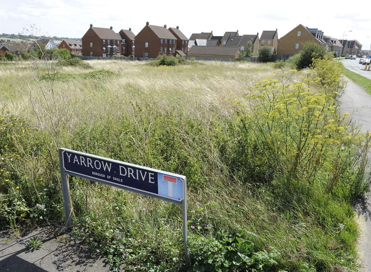 The site of proposed new Asda store in Plover Road, Minster