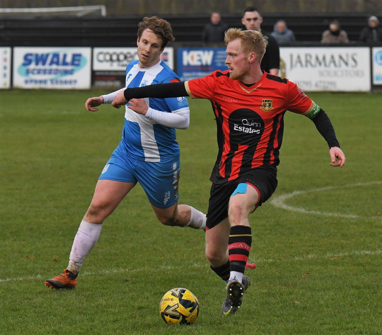 New Brickies skipper Matt Warren in action against Sheppey. Picture: Marc Richards