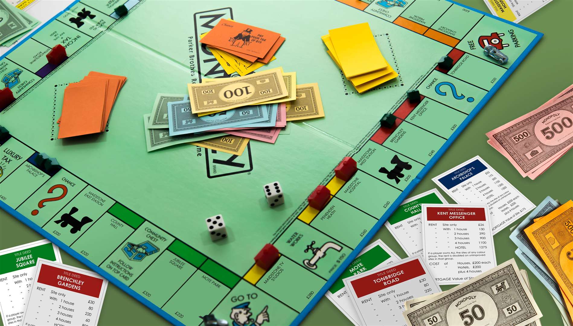 We imagine what the iconic Monopoly board could look like with Maidstone landmarks