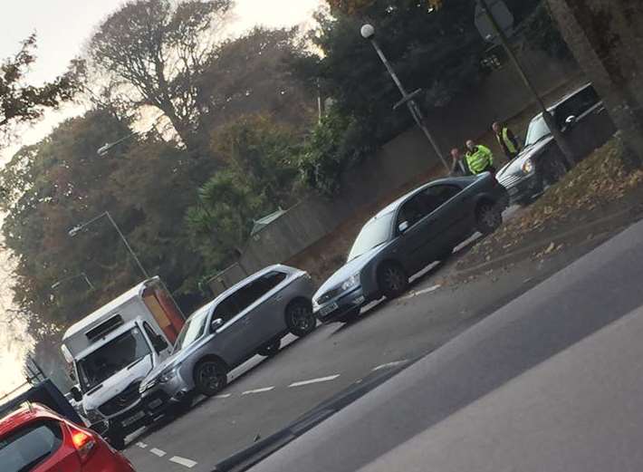 The collision involved a car and a lorry. Picture: Jade Jay Champion
