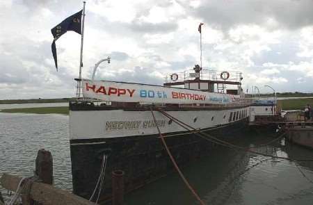 The Medway Queen rescued 7,000 troops from the Dunkirk beaches in 1940