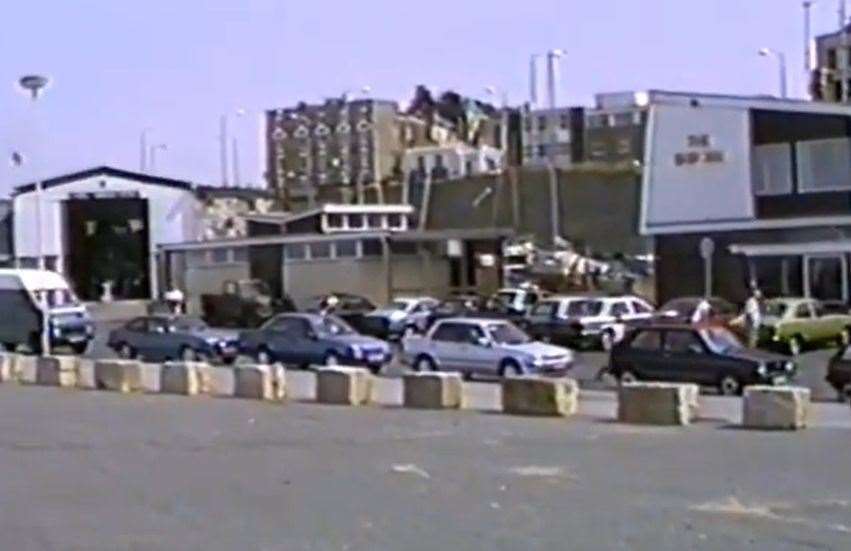 This is what stood where the Turner Contemporary now stands in Margate. Picture: Malcolm Allwood/YouTube