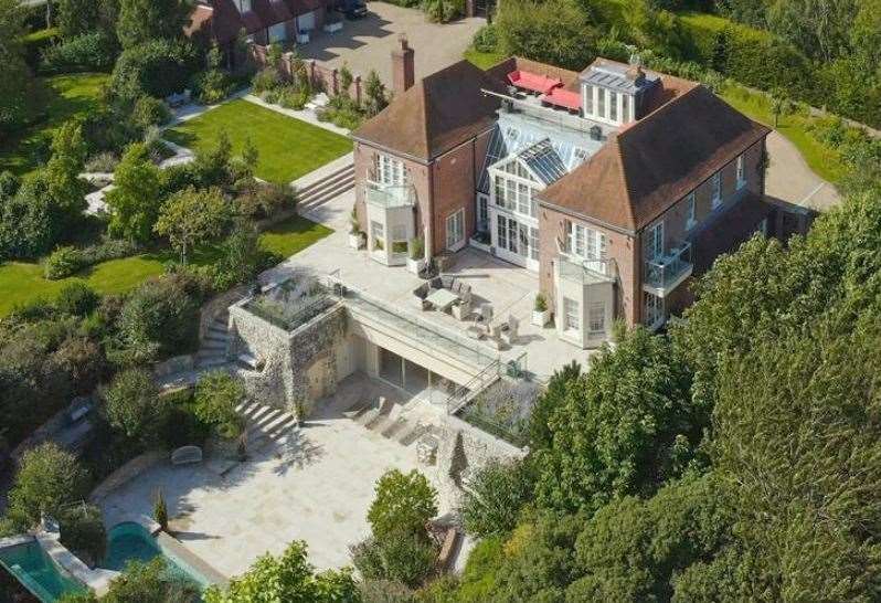 The five-bedroom detached house in Thorn Lane, Stelling Minnis. Picture: Rightmove