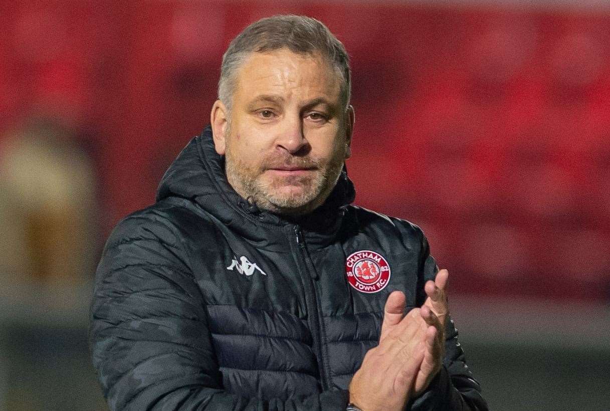 Chatham Town chairman/manager Kevin Hake Picture: Ian Scammell