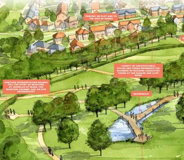 An artists impression of the plans. Picture: Ptarmigan Land and Millwood Designer Homes