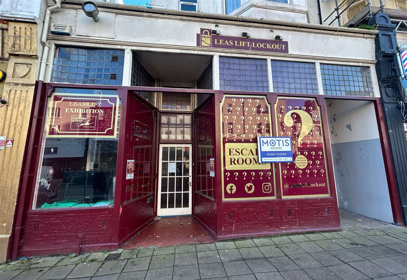 The former Leas Lift Lockout building is set to be turned into The Dracula Parrot