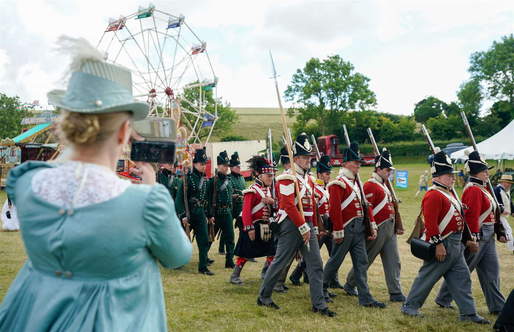 Even the spectators were encouraged to dress up (Andrew Matthews/PA)