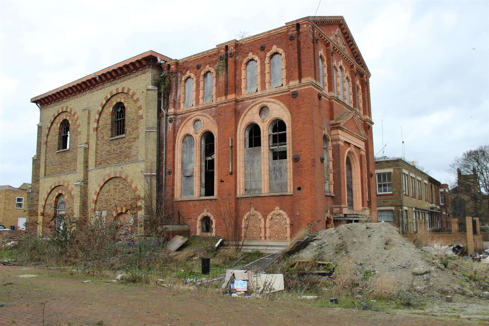 The dilapidated Sheerness water tower on the Isle of Sheppey in 2016. Picture: John Nurden