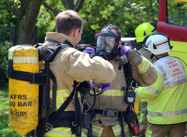 Fire crews were called. Library picture