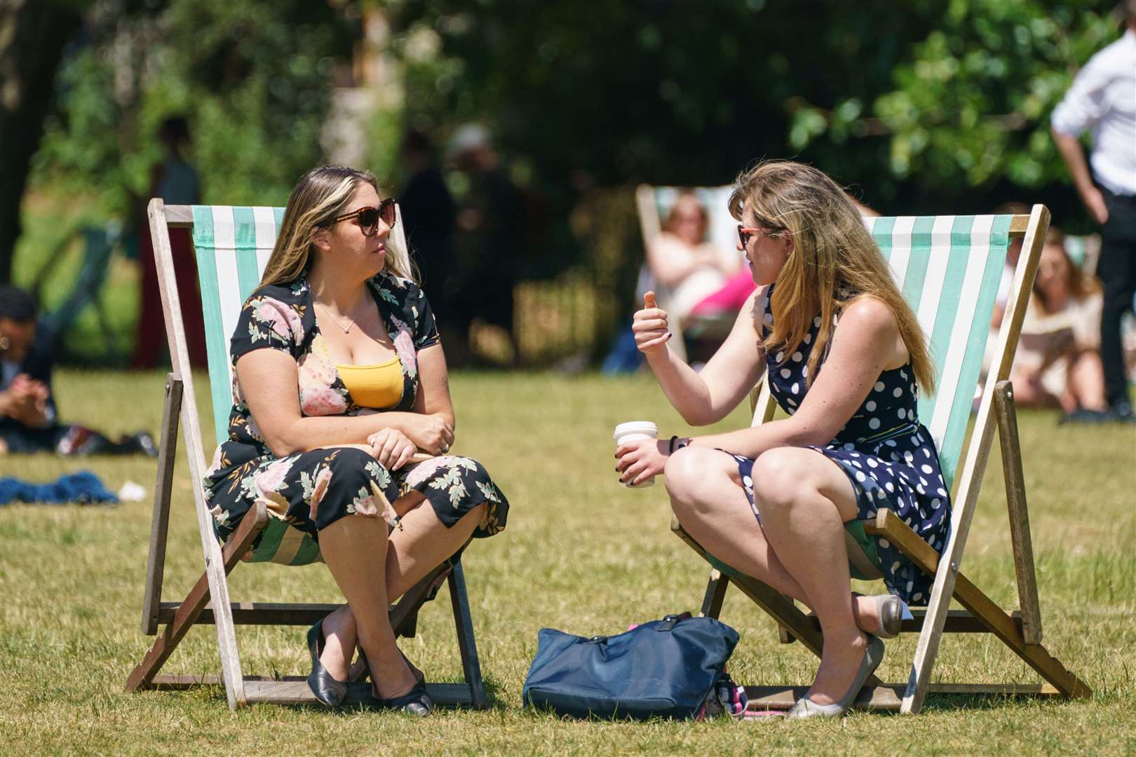 The temperature is set to hit 34C on Friday (Dominic Lipinski/PA)