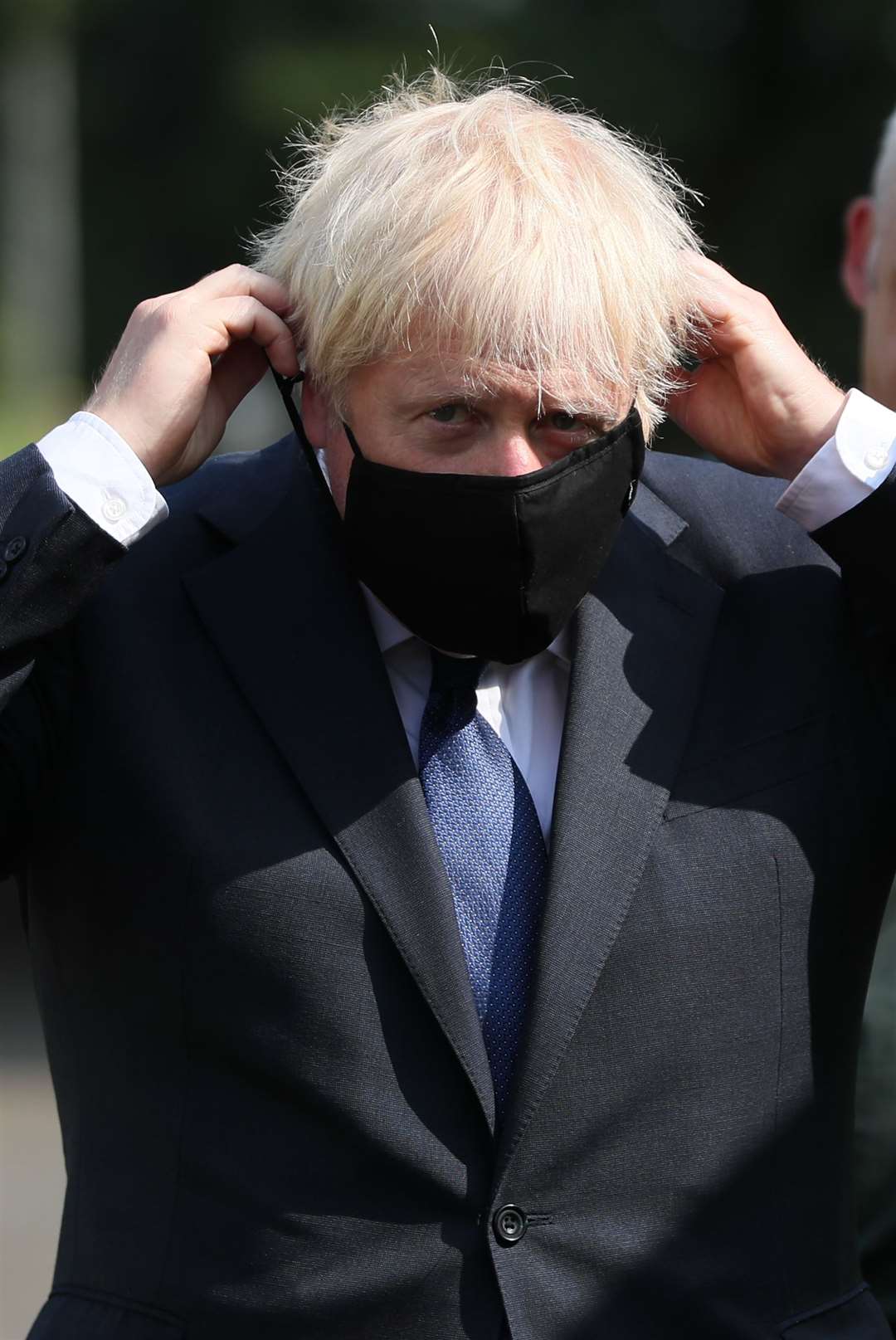 Prime Minister Boris Johnson signalled tougher fines for people in England who refuse to wear face coverings (Brian Lawless/PA)