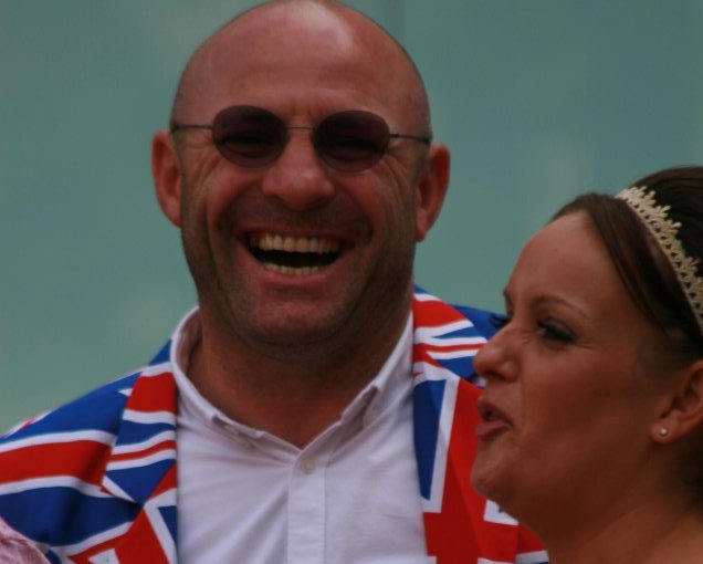 Charlotte Small and Gary Marcel on their wedding day