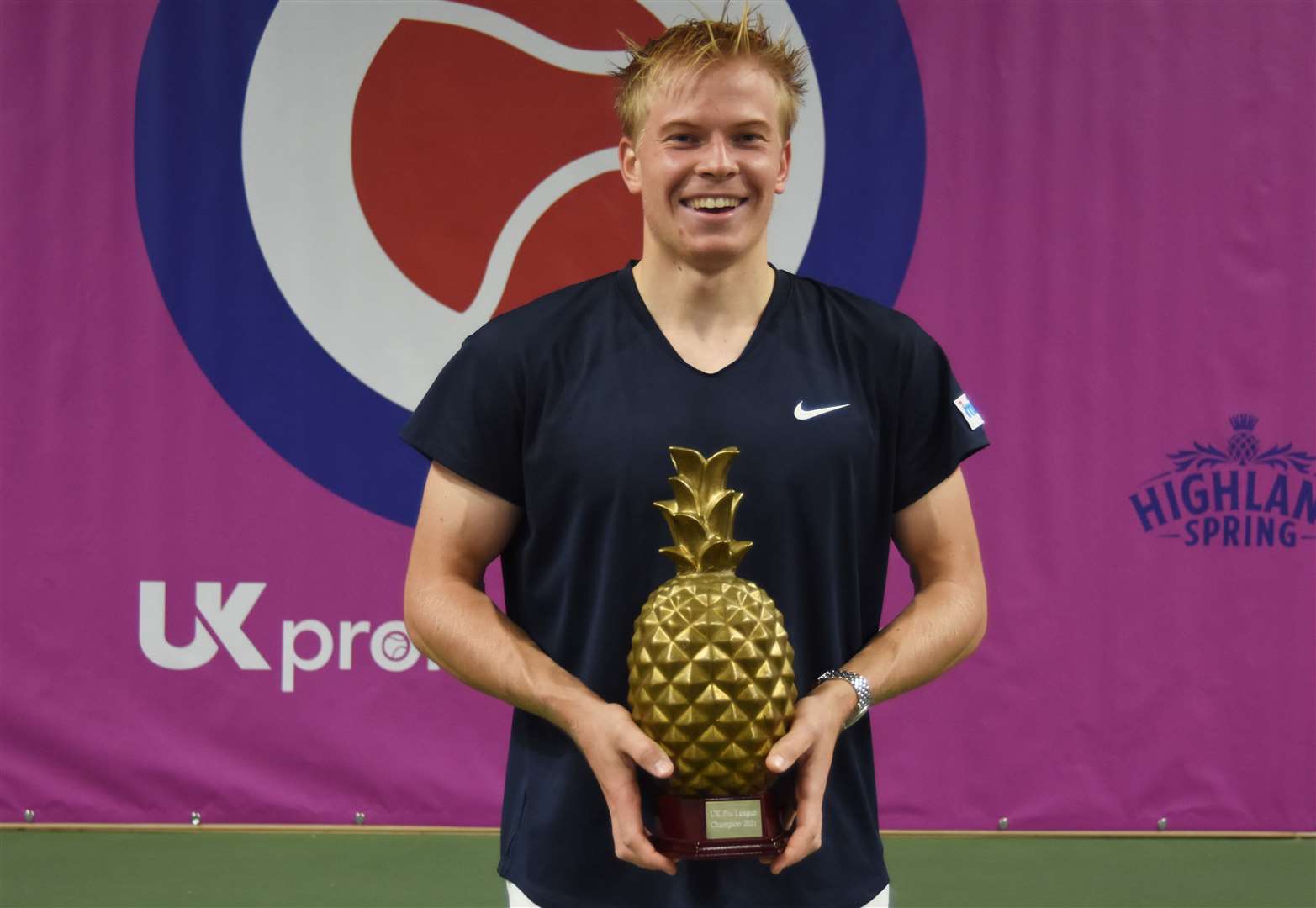 Anton Matusevich celebrates winning the UK Pro League title. (53065707)