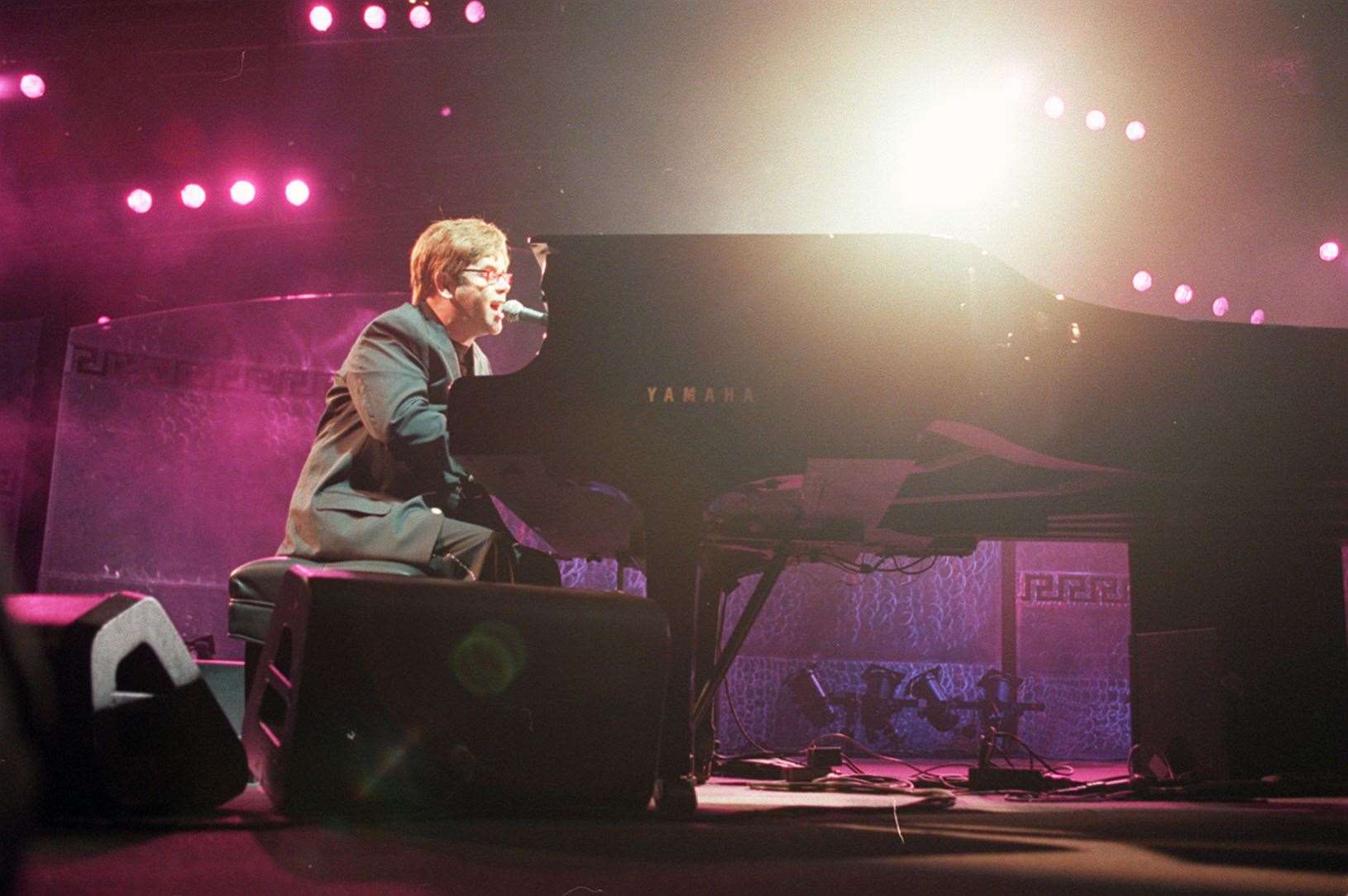 Elton John in concert at Leeds Castle in 1999