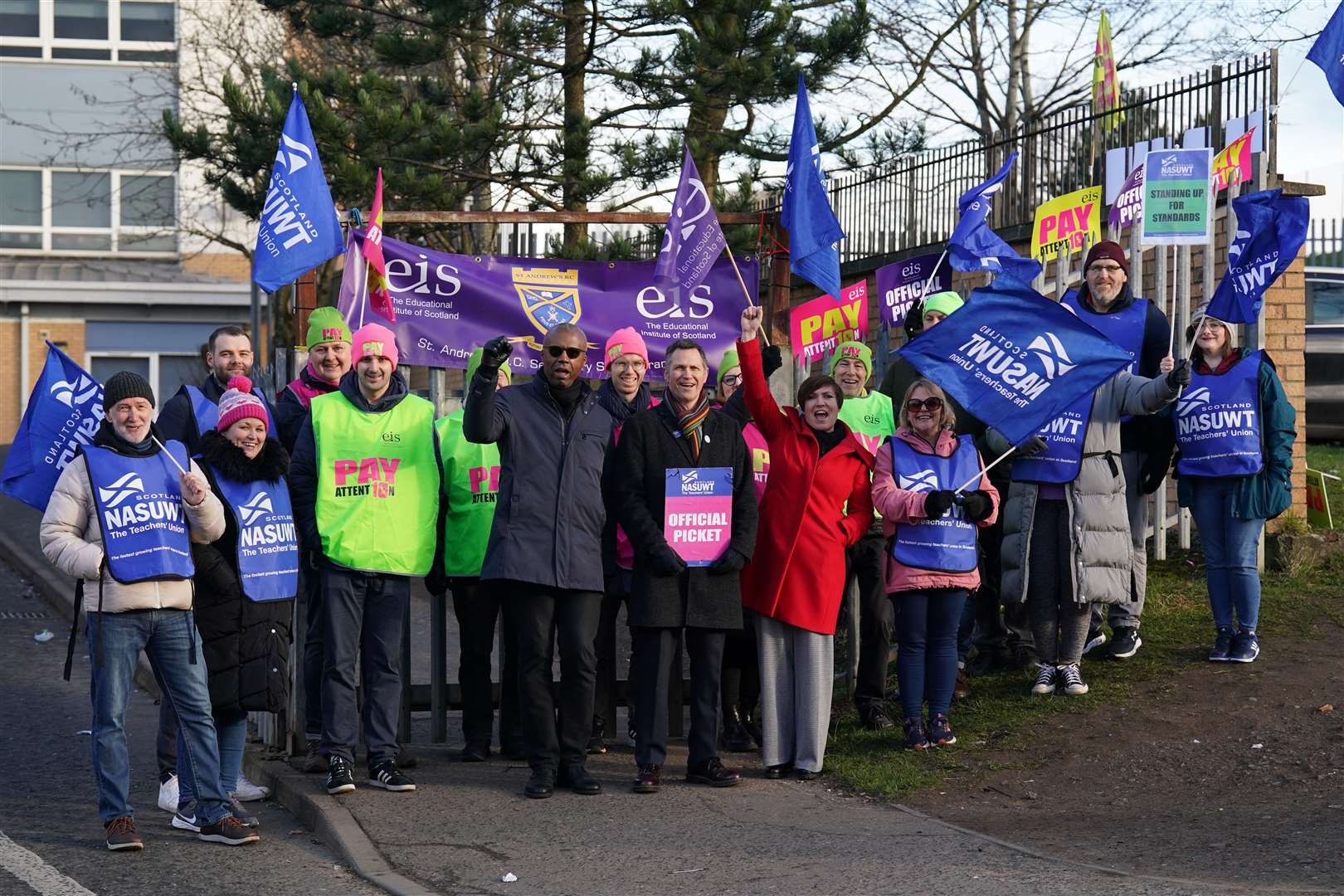 NASUWT’s Scotland Official, Mike Corbett, demanded talks with the Education Secretary (Andrew Milligan/PA)