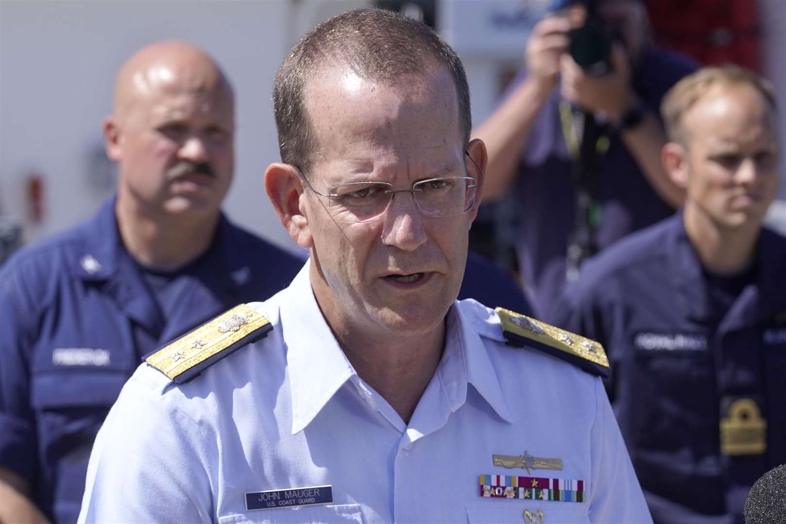 US Coast Guard Rear Admiral John Mauger (Steven Senne/AP)